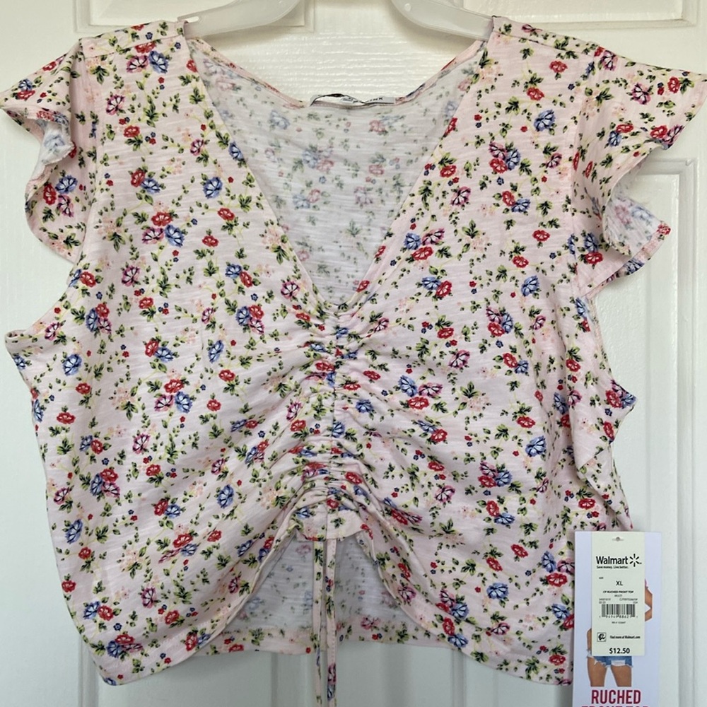Ruched Front Top